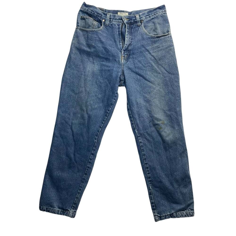 Boston Traders Flannel Lined Jeans Men’s 34x30 Blue Denim Carpenter Workwear